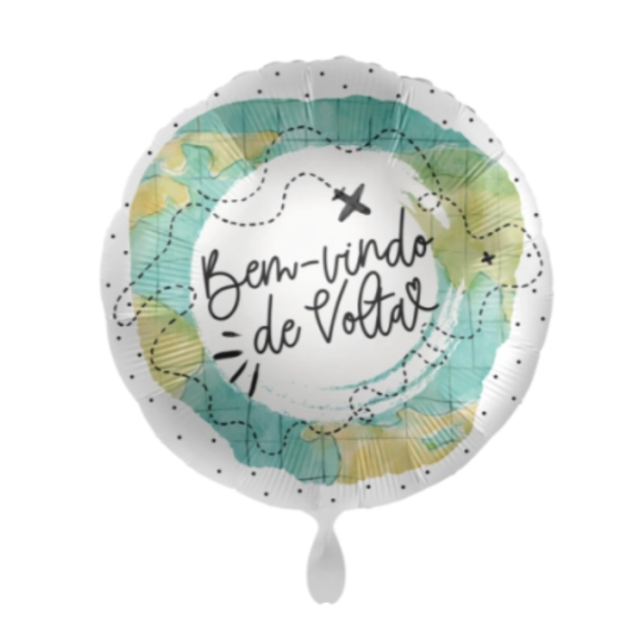 Balão BEM-VINDOS DE VOLTA - 43cm - Image 1