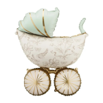 Balão Metalizado Carrinho de Bebê – 67x96 cm
