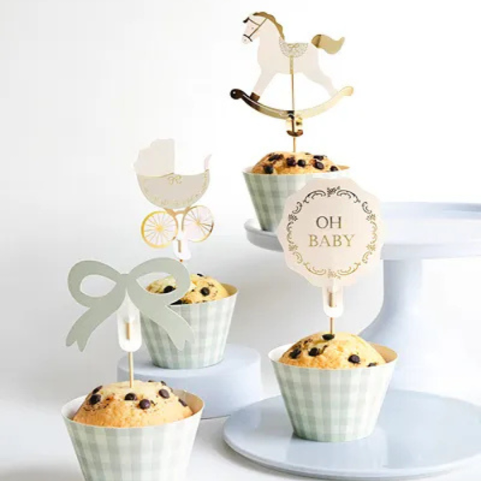 Kit para Muffins “Oh Baby” – Pack.12 - Image 2
