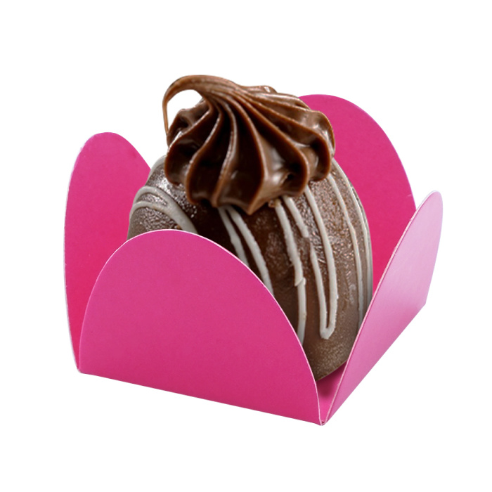 Forminha Brigadeiro Papel Dupla Face - Rosa - Image 1
