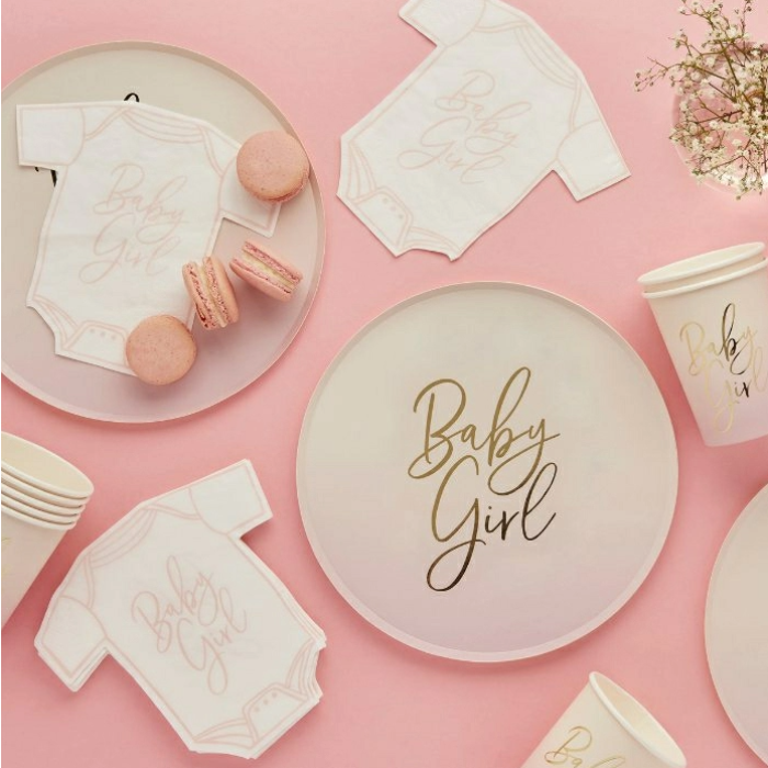 Copos Rosa Baby Girl - Pack 8 - Image 3