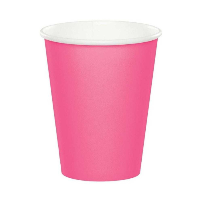 Copos Liso Rosa - Pack. 8 - Image 1