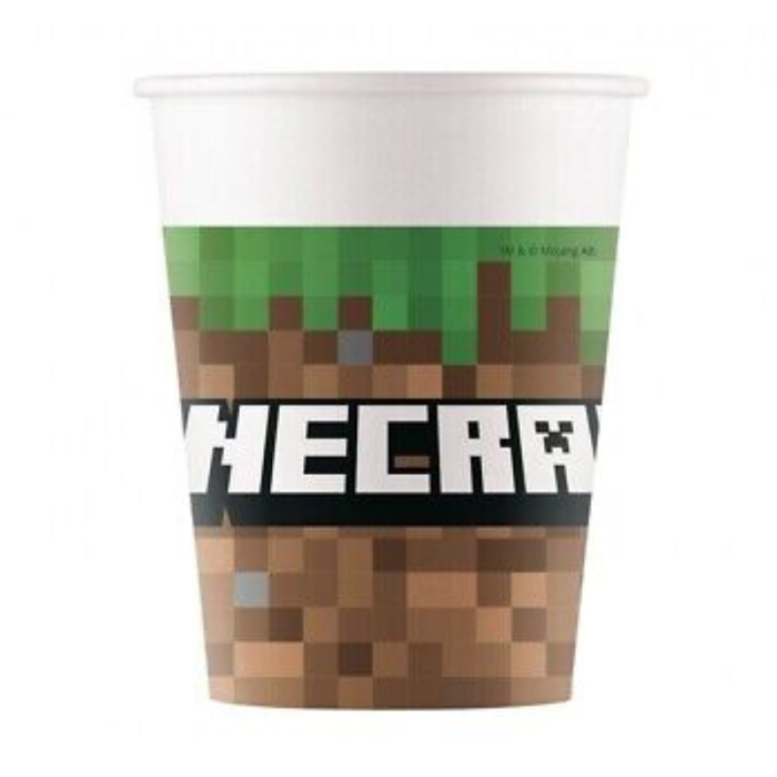 MineCraft TNT Copos- Pack. 8 - Image 1