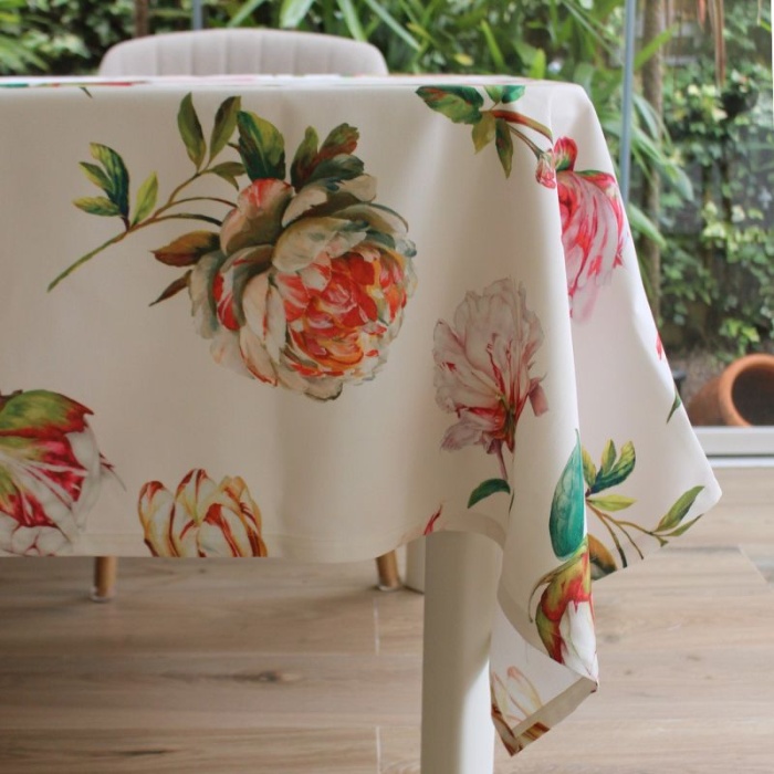 Toalha de Mesa Flores 150 x 200Cm - Image 1