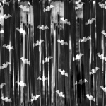 Cortina Prata Morcegos- 100x200cm