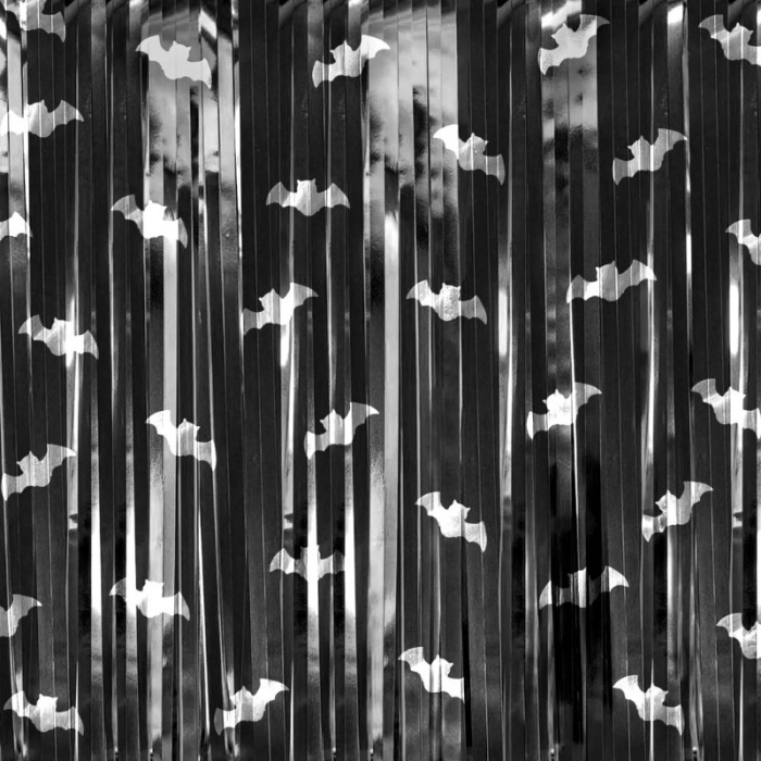 Cortina Prata Morcegos- 100x200cm - Image 1