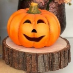 Abóbora Grande Cerâmica Halloween