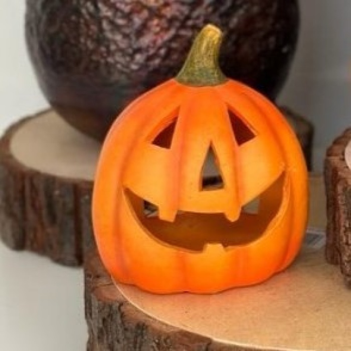 Abóbora Pequena Cerâmica Halloween - Image 1