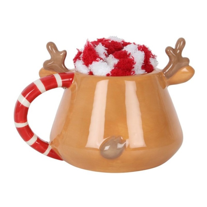 Caneca Rena com Meias Natal 350ml - Image 4