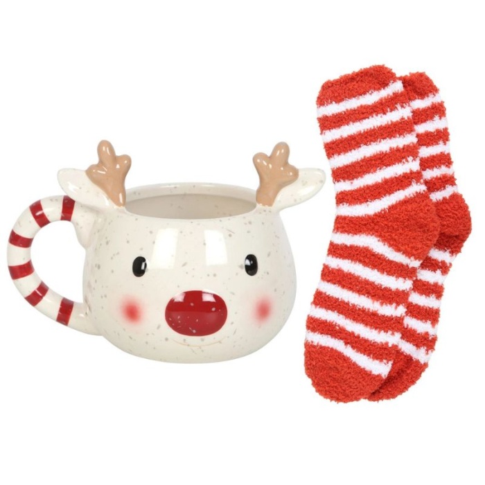 Caneca Rena com Meias Natal 400ml - Image 2