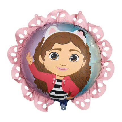 Balão Casa da Gabby com Folho- 52cm