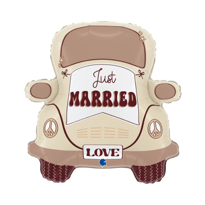 Balão Carro "Just Married"- 66cm - Image 1