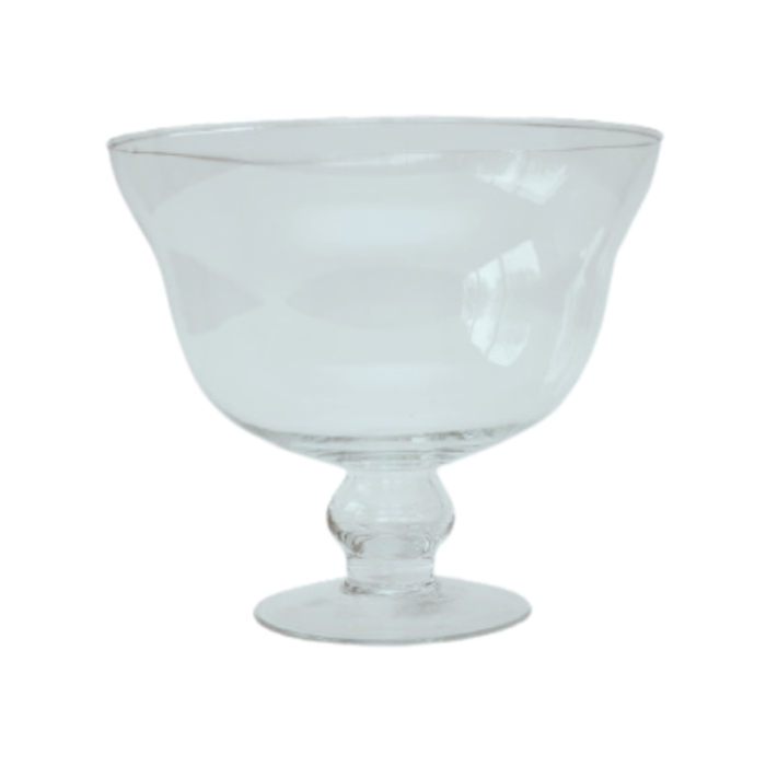 Taça de Vidro com Pé - 22cm - Image 1