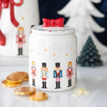 Pote Bolachas Natal Quebra-Nozes