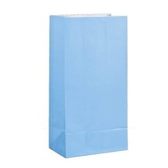 Sacos Papel Doces Azul Céu - Pack 12 - Image 1