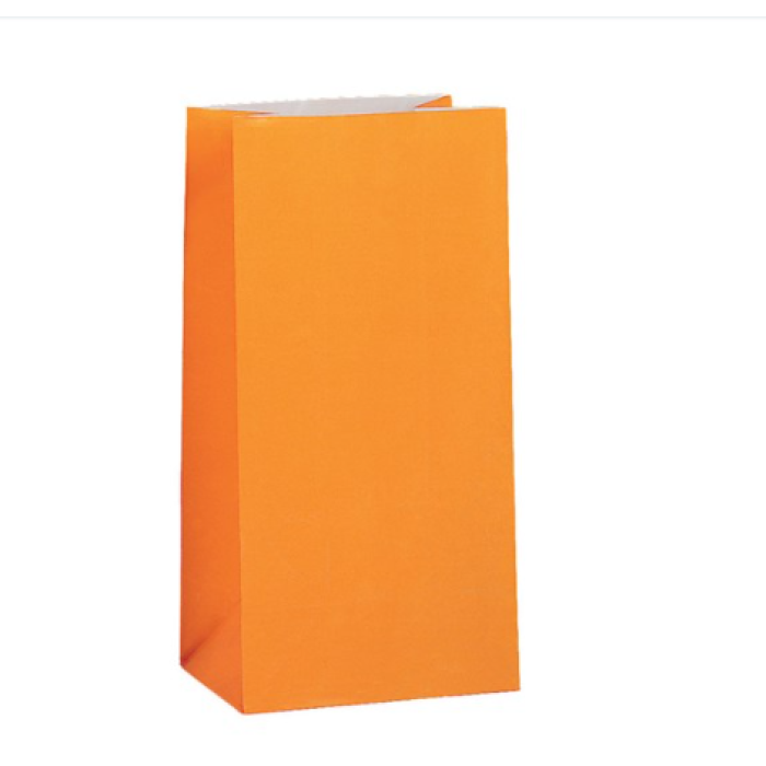 Sacos Papel Doces Laranja - Pack 12 - Image 1