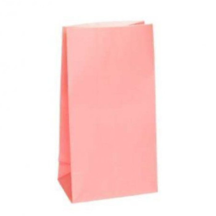 Sacos Papel Rosa Claro Doces - Pack 12 - Image 1