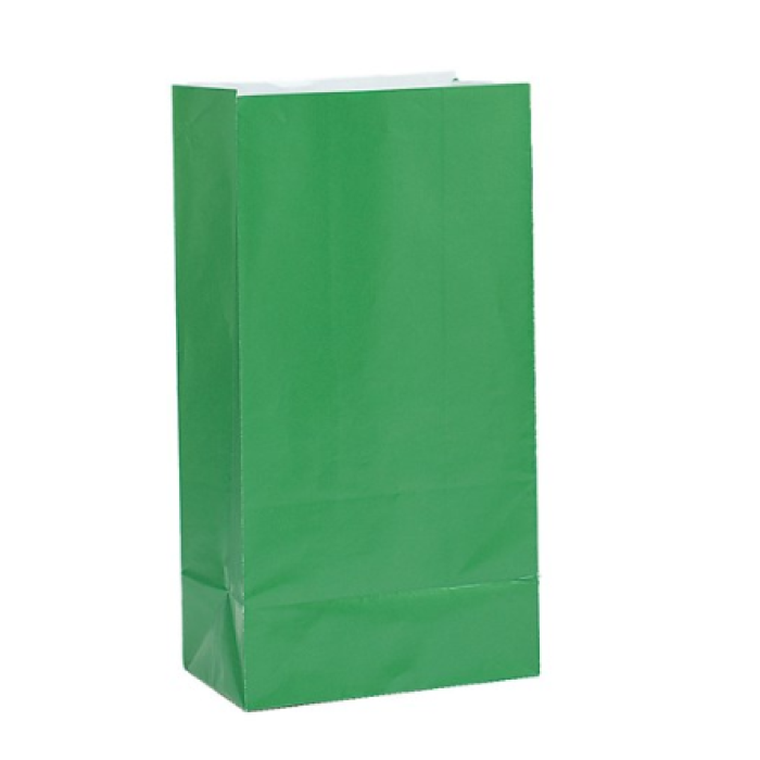 Sacos Papel Doces Verde - Pack 12 - Image 1