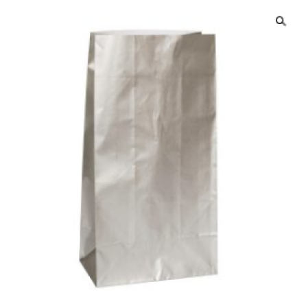 Sacos Papel Doces Prata - Pack 12