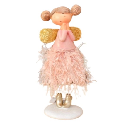 Boneca Anjo Rosa - 23cm
