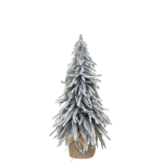 Árvore Natal Com Neve - 27cm