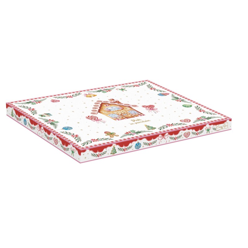 prato easylife candy natal casa gengibre SWEET-CHRISTMAS caixa Prato Casa Gengibre Natal Sweet Christmas - Image 3