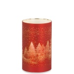 Lanterna Natal Vermelha com LED e Rotativa - Image 2