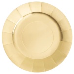 Prato Ouro 33cm- Pack.2