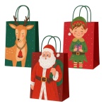 Saco Presente Natal Sortido M - 26x32cm