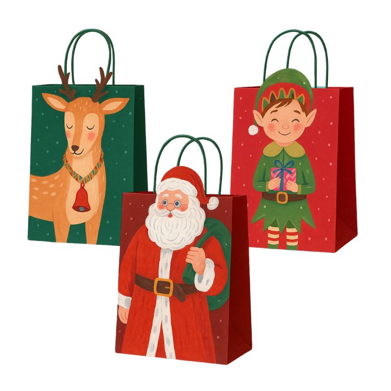 sacos presentes natal S Saco Presente Natal Sortido S - 18x24cm - Image 1